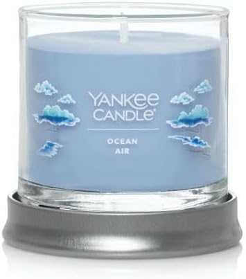 Yankee Candle Small Tumbler Scented Single Wick Jar Candle, Ocean Air, Over 20 Hours of Burn Time, 4.3 Ounce (Pack of 2)