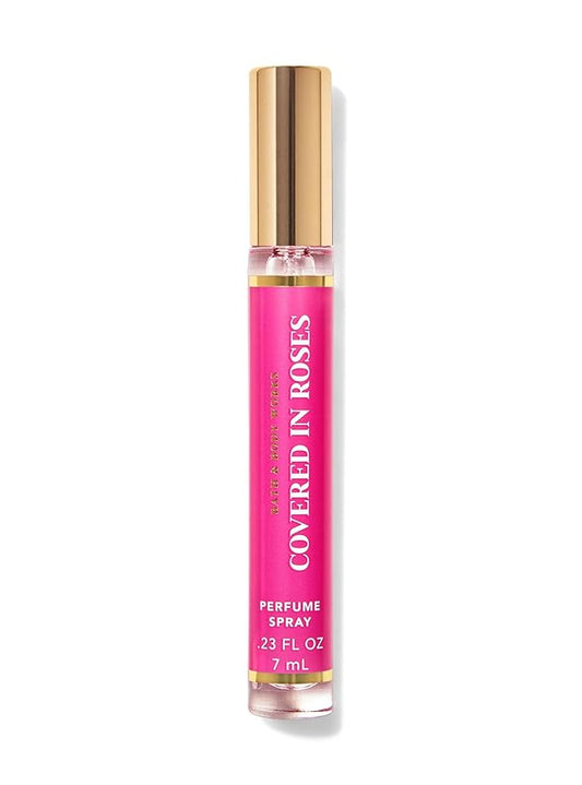 Bath & Body Works Mini Perfume Spray .23 Ounce Travel Size (Covered In Roses)