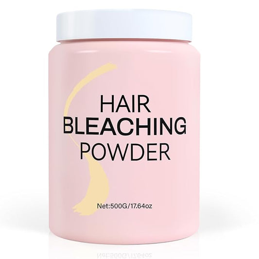Hair Bleaching Powder 500g,High Performance Up to 8 Levels of Lift for Hair Highlights & Lightening