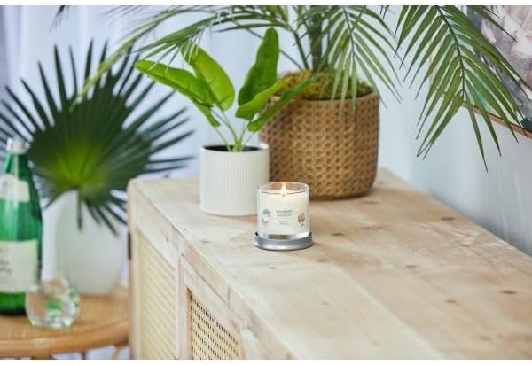 Yankee Candle Small Tumbler Scented Single Wick Jar Candle, Coconut Beach, Over 20 Hours of Burn Time, 4.3 Ounce (Pack of 4)