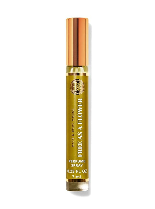 Bath & Body Works Mini Perfume Spray .23 Ounce Travel Size (Free As A Flower)