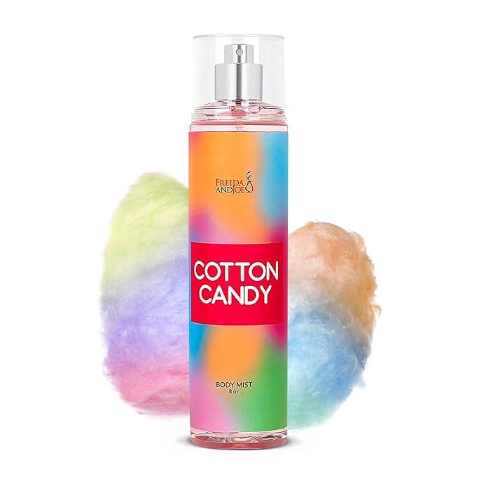 Cotton Candy Body Mist Spray 8 oz Fine Fragrance, Gift for Her Sweet and Playful Scent – Mother's Day Gift for Mom