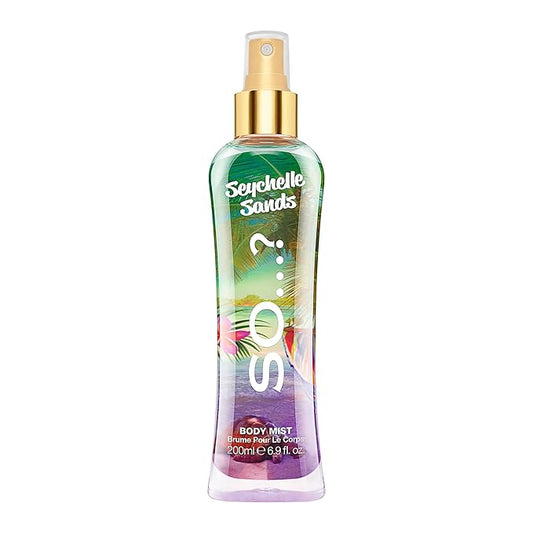 Seychelle Sands Body Mist by So...? - Oriental Vanilla Body Spray for Women with Peach, Rose Notes - Gifts for Women - 6.9 oz