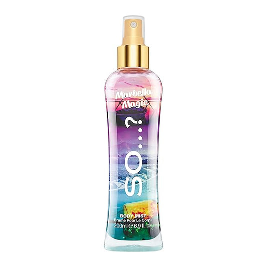 Marbella Magic Body Mist by So…? - Fruity Floral Body Spray for Women with Mango, Vanilla, Musk Notes - Gifts for Women - 6.9 oz