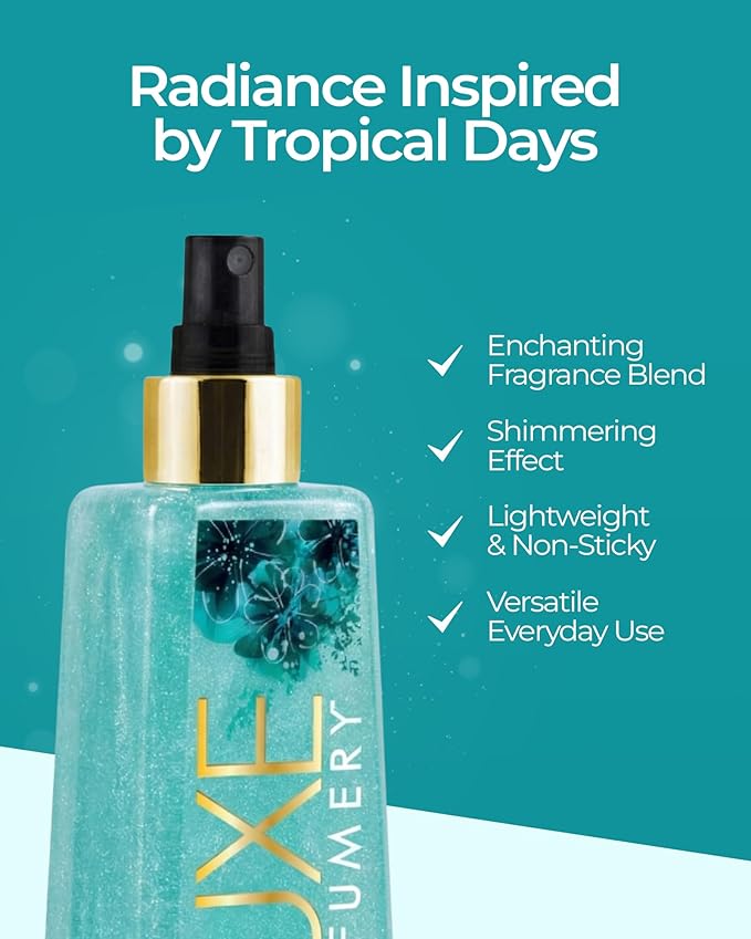 Luxe Perfumery Fiji Dreams Shimmer Mist, 236 mL