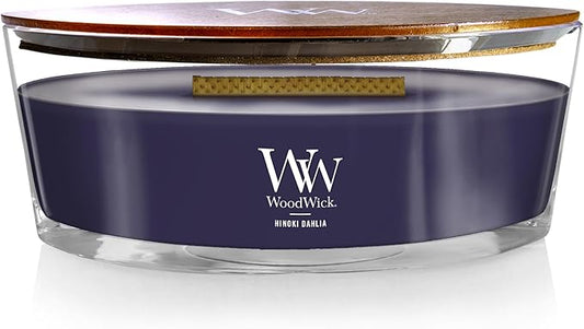WoodWick Ellipse Candle Hinoki Dahlia 16 oz.