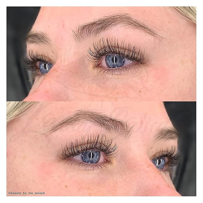 LASHVIEW Eyelash Extensions,Ellipse Flat Eyelash Extensions 0.20mm D Curl 12mm, Black,Individual Lashes,Semi-Permanent Extremely Soft Professional Salon Use