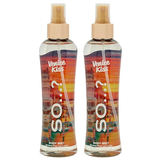 Venice Kiss Body Mist by So…? for Women - 6.9 oz Body Mist - Pack of 2