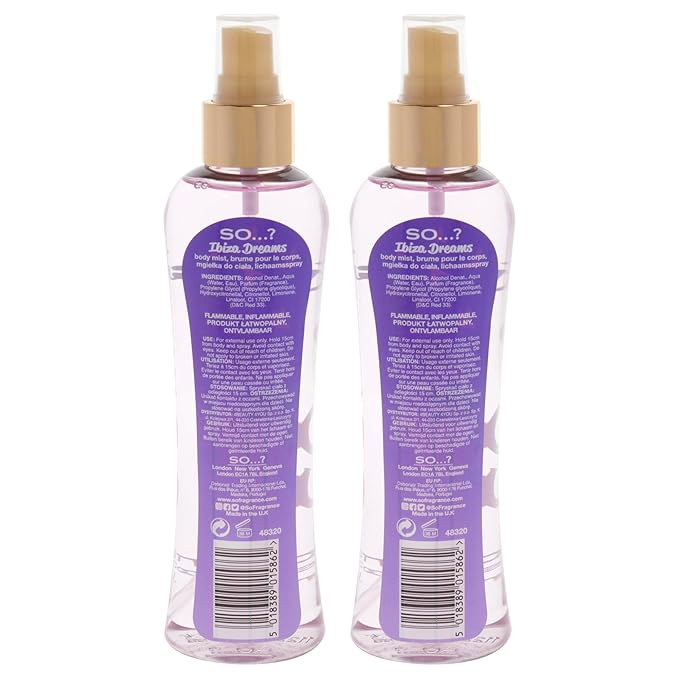 Ibiza Dreams Body Mist by So…? for Women - 6.9 oz Body Mist - Pack of 2