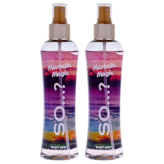 Marbella Magic Body Mist by So…? for Women - 6.9 oz Body Mist - Pack of 2