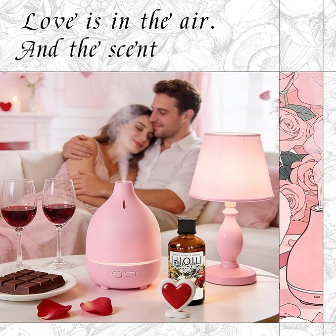 HIQILI Rose Fragrance Oil for Candle, Soap & Perfume Making, Essential Oil for Diffuser, Aromatherapy, Add to Home Cleaning Spray - 1 Fl Oz