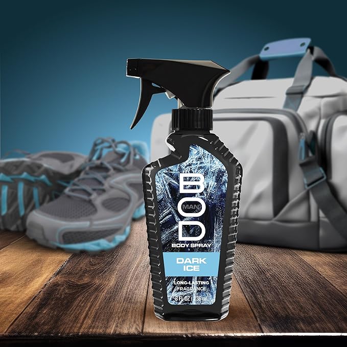 BOD man Fragrance Body Spray, Dark Ice, 8 fl oz