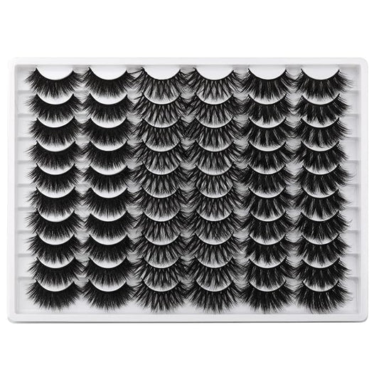 5D 20mm Lashes Faux Mink Eyelashes Fluffy Dramatic False Lashes Wholesale Pack